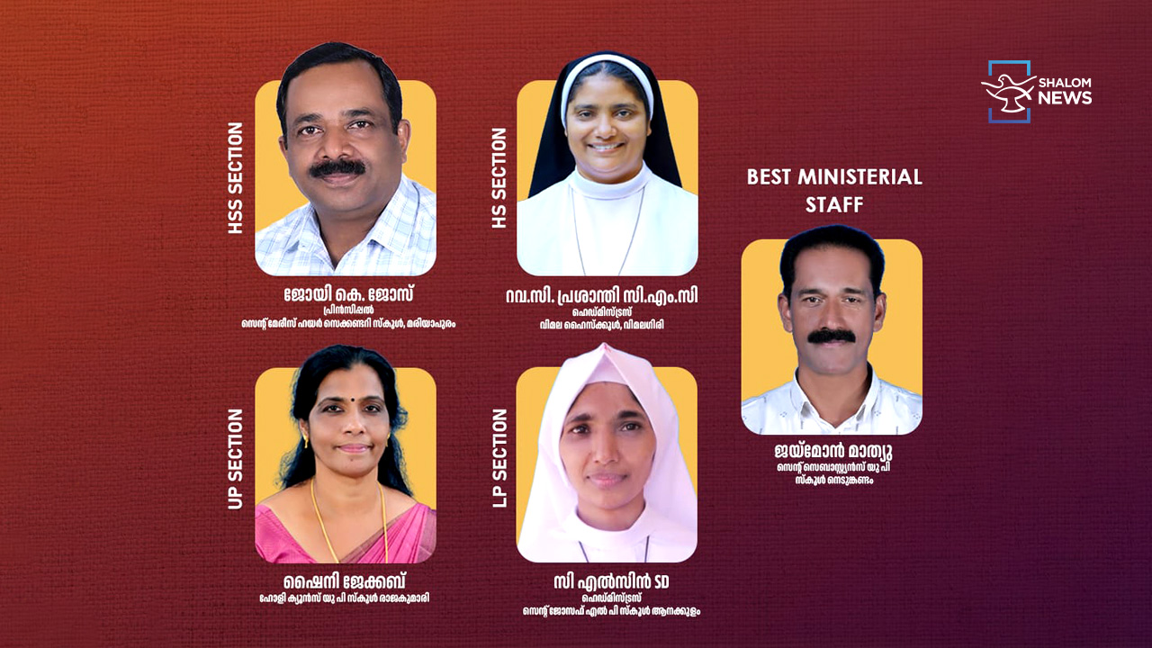 Idukki Diocese Teacher Awards announced
