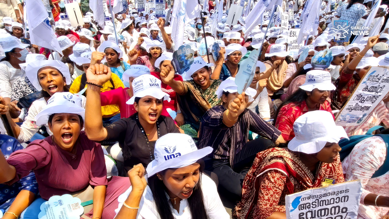 Kerala nurses strike