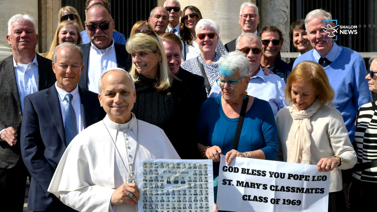 Pope Leo childhood classmates reunion United States