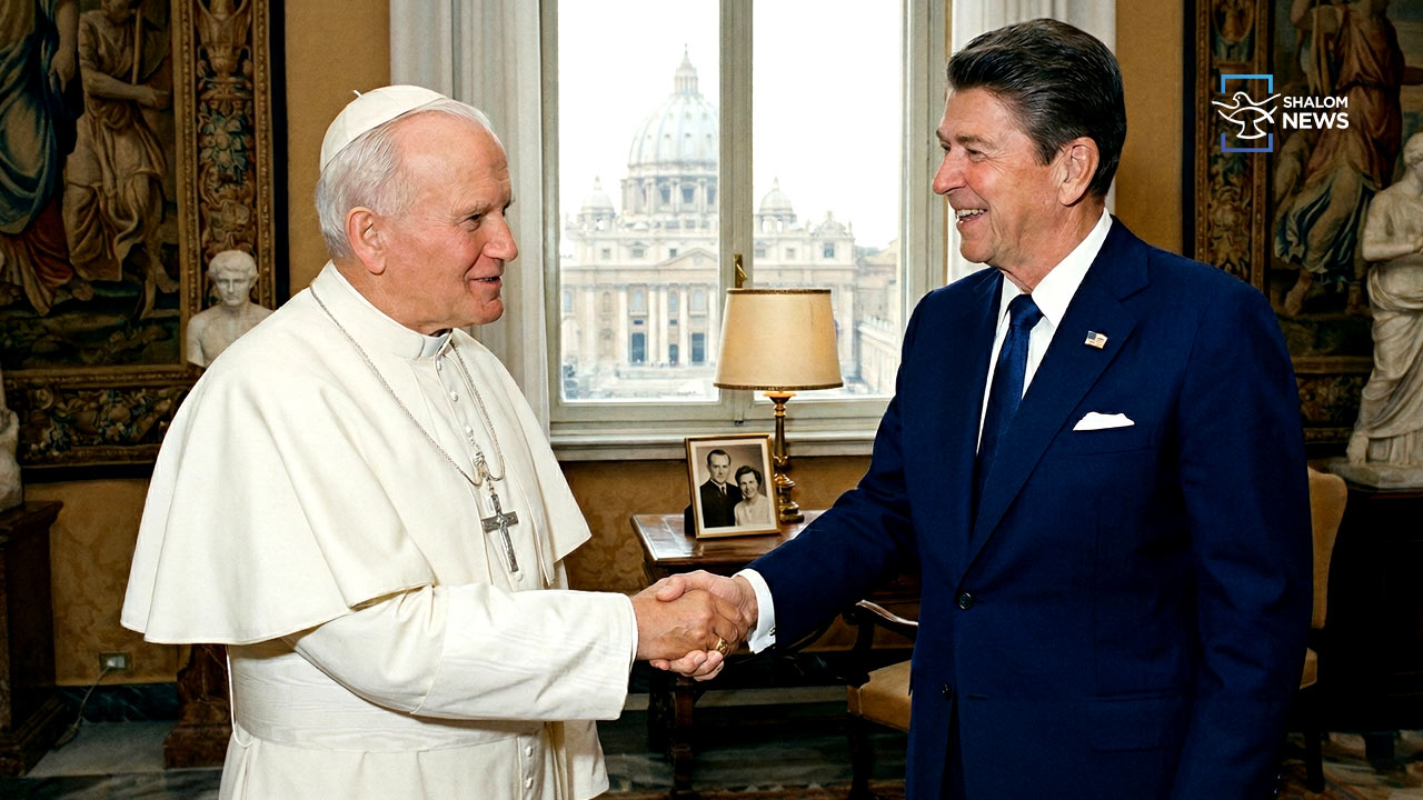 US President Pope Cold War spiritual alliance