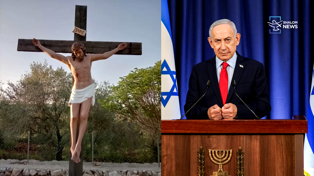 Israel soldier destroys crucifix Netanyahu orders action