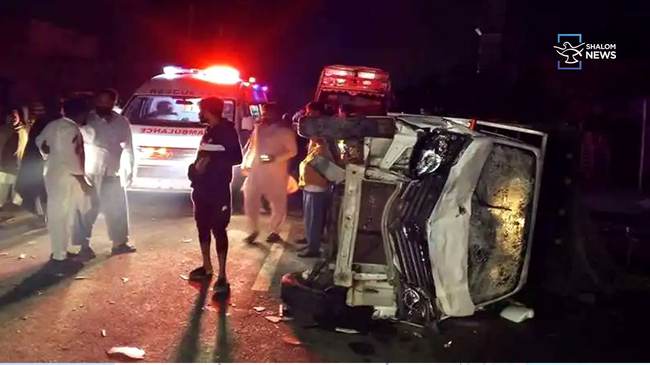 Pakistan Easter procession truck crash