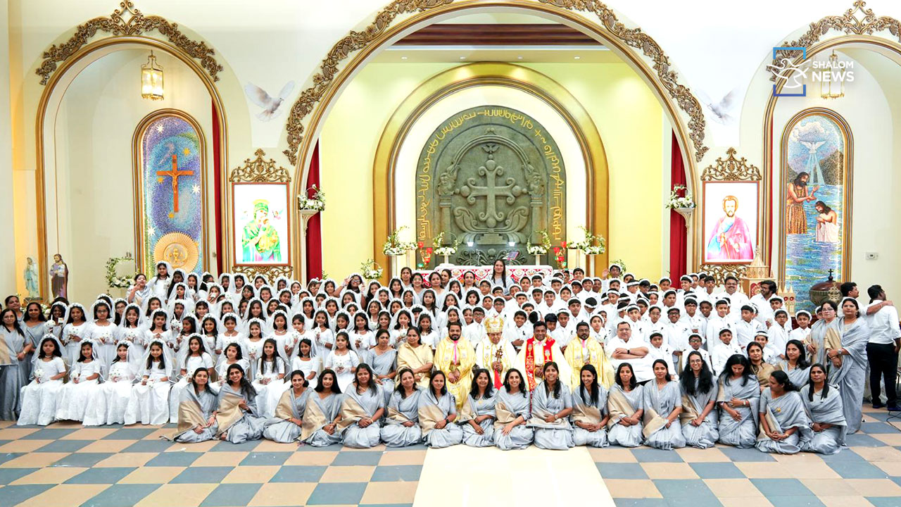 142 children receive First Holy Communion in Qatar
