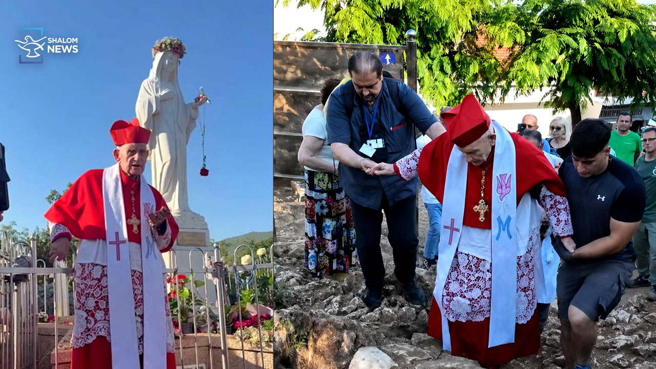 Cardinal Simoni climbs Medjugorje hill at 97