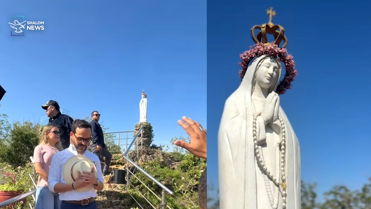 Esprialla Colombia President consecrates nation to Blessed Mother