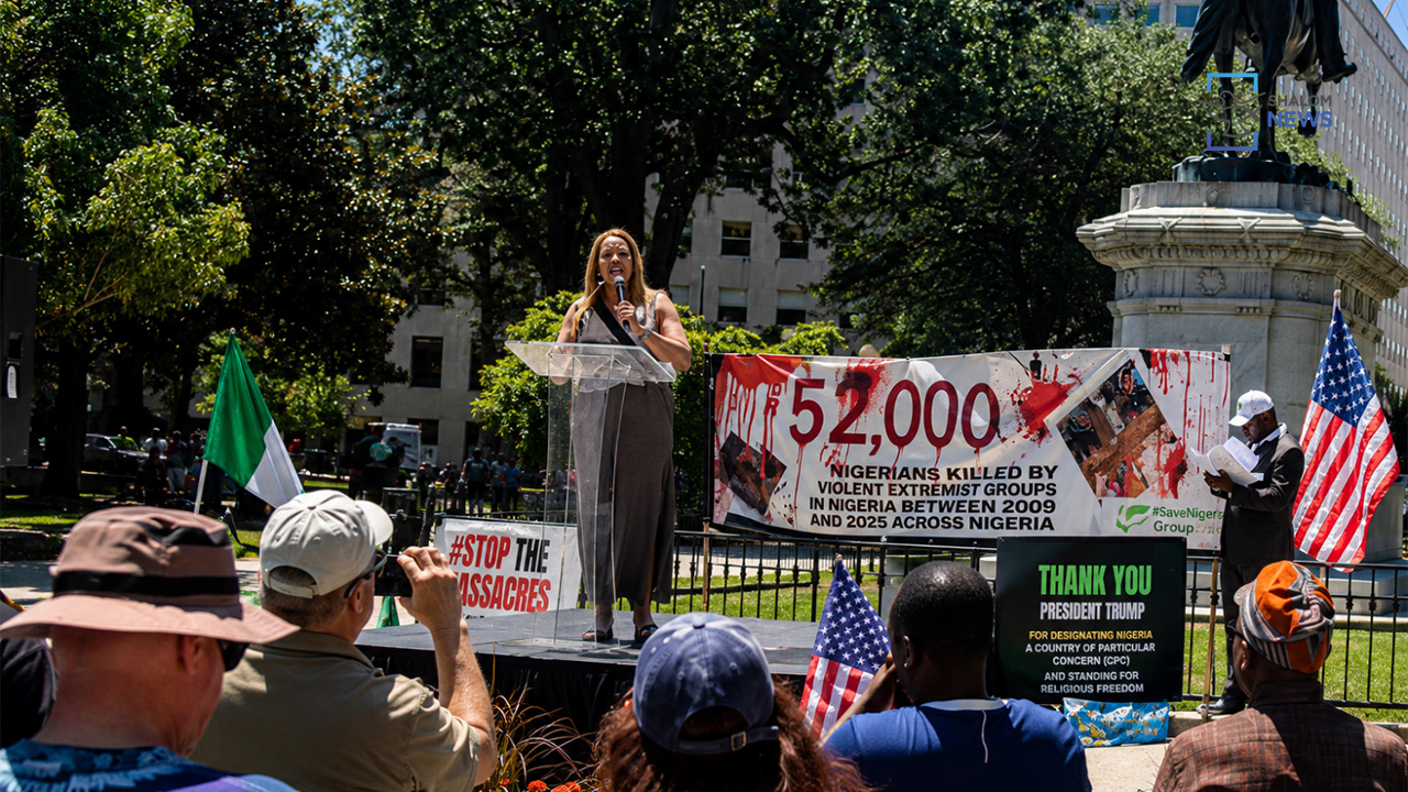 Save Nigeria rally in front of White House