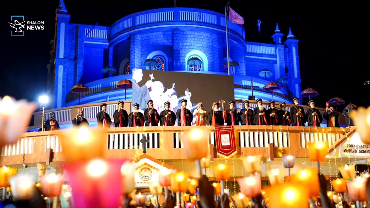 Blessed Mar Ivanios memorial candle procession