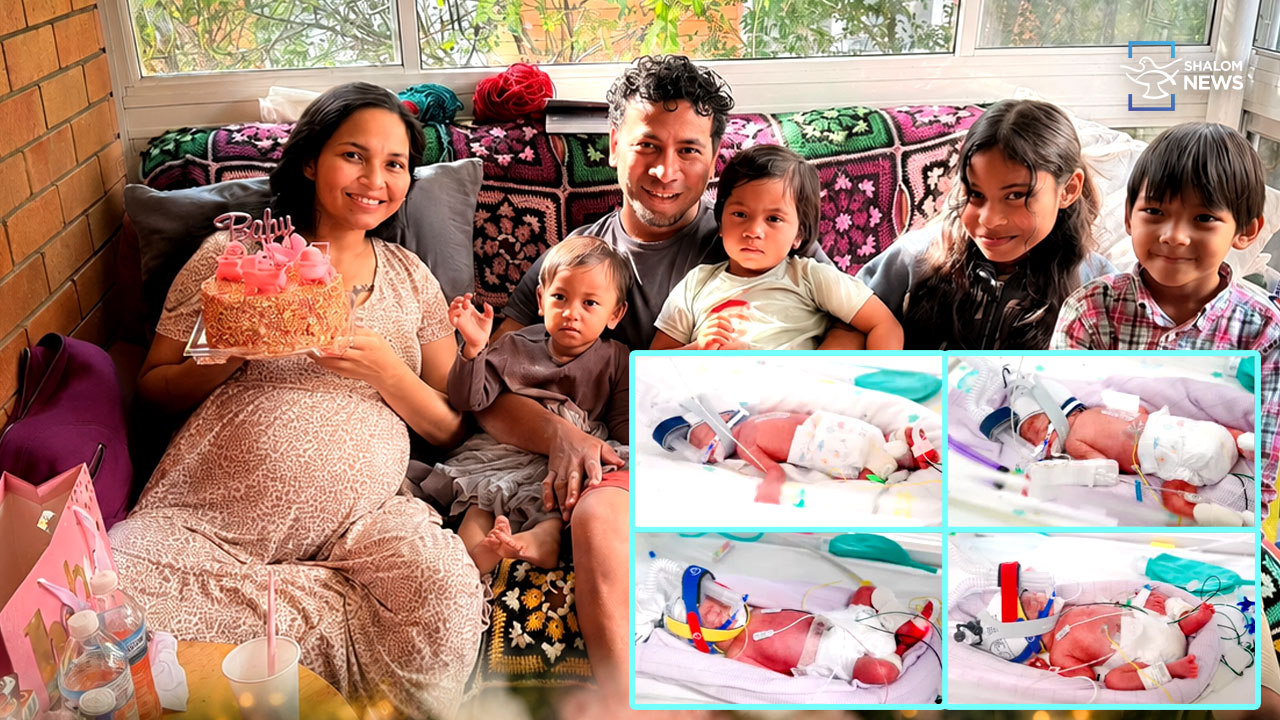 Identical quadruplet baby girls