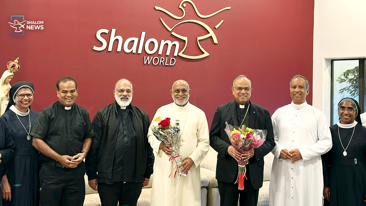 Mar Thattal and Mar Alappat visited Shalom World Office