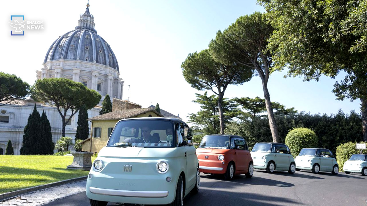 Vatican net zero Fiat electric vehicles